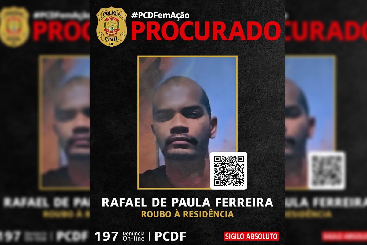  Rafael de Paulo Ferreira continua foragido