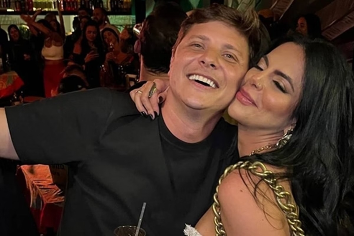 Renata Gioffredo e Alexandre Thomaz trocaram alianças no Casamento às Cegas - Metrópoles