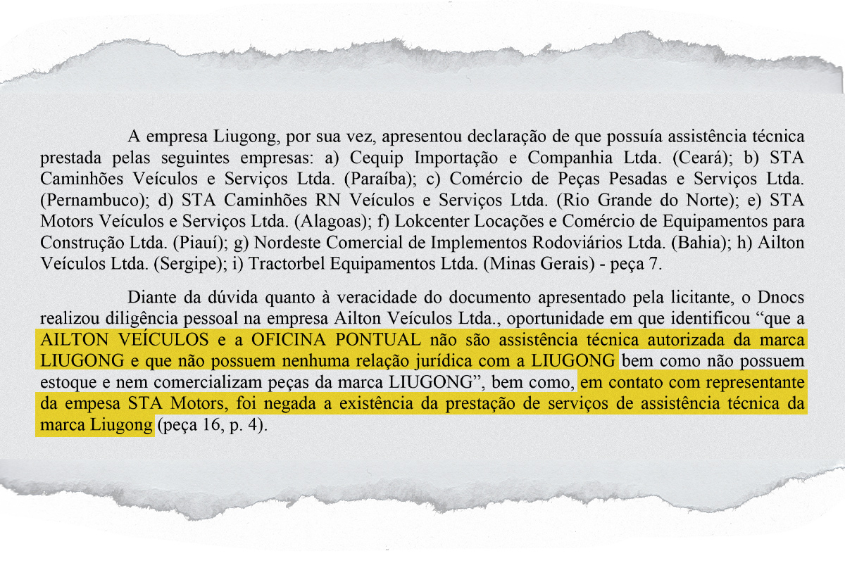 Trecho do voto do ministro Walton Alencar, do TCU, que declarou gigante chinesa inidônea no Brasil por cinco anos