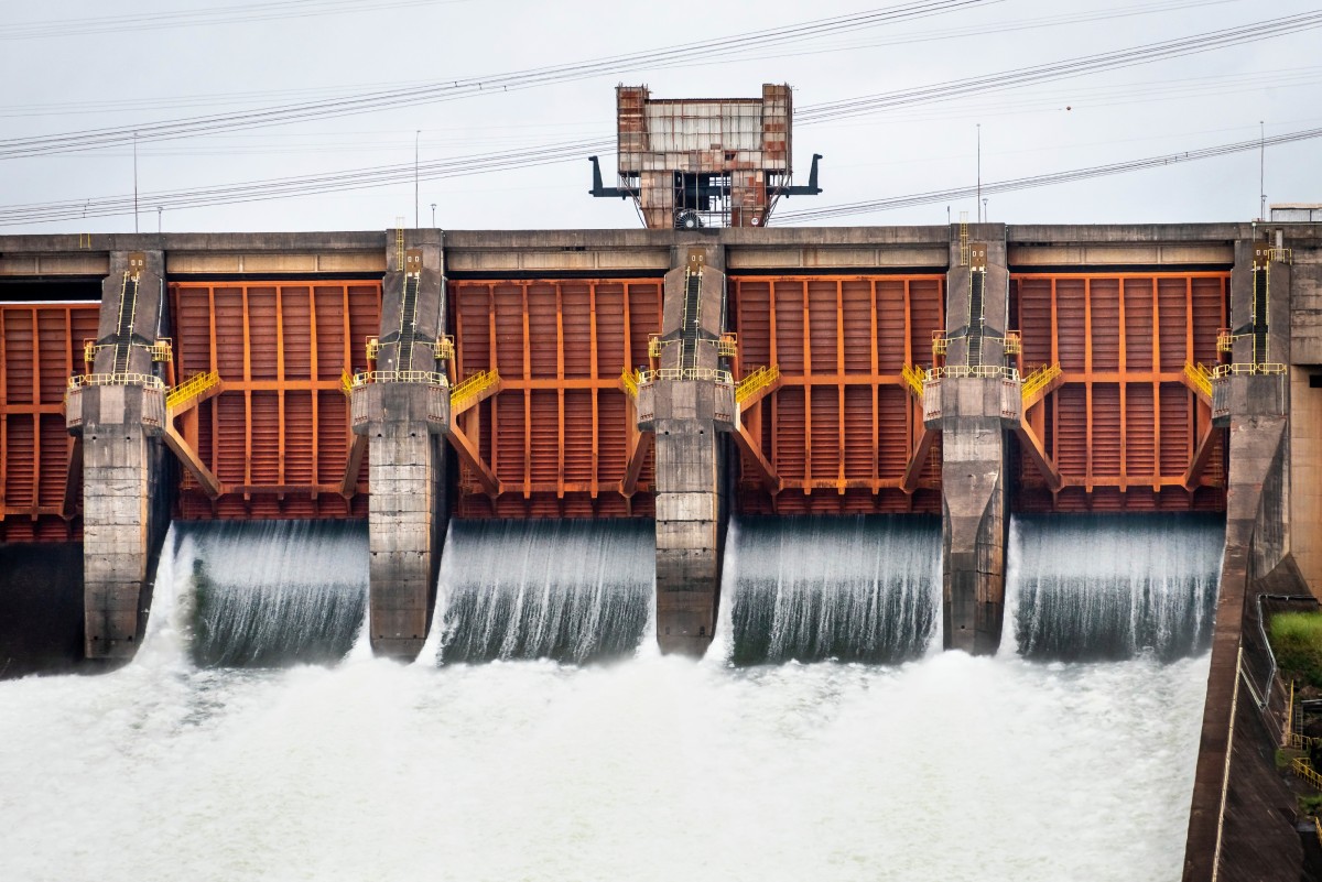 Fotografia colorida da Itaipu Binacional