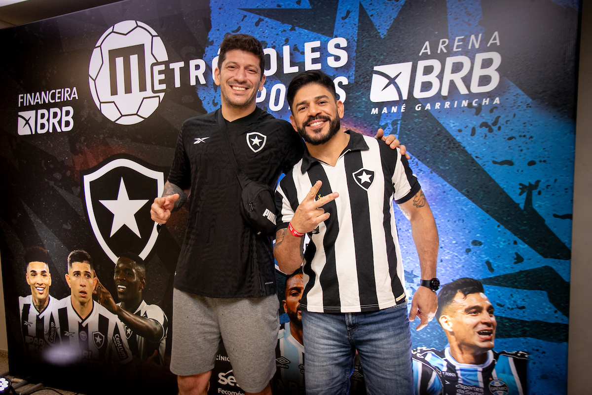 Camarote Metrópoles no duelo Botafogo e Grêmio - Metrópoles