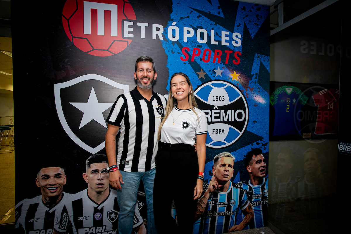 Camarote Metrópoles no jogo Botafogo e Grêmio - Metrópoles