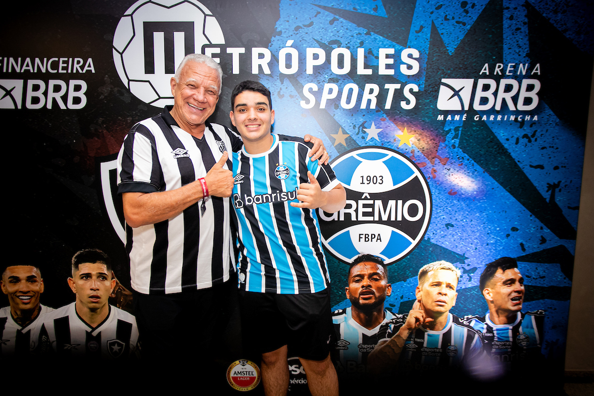 Camarote Metrópoles no jogo Botafogo e Grêmio - Metrópoles