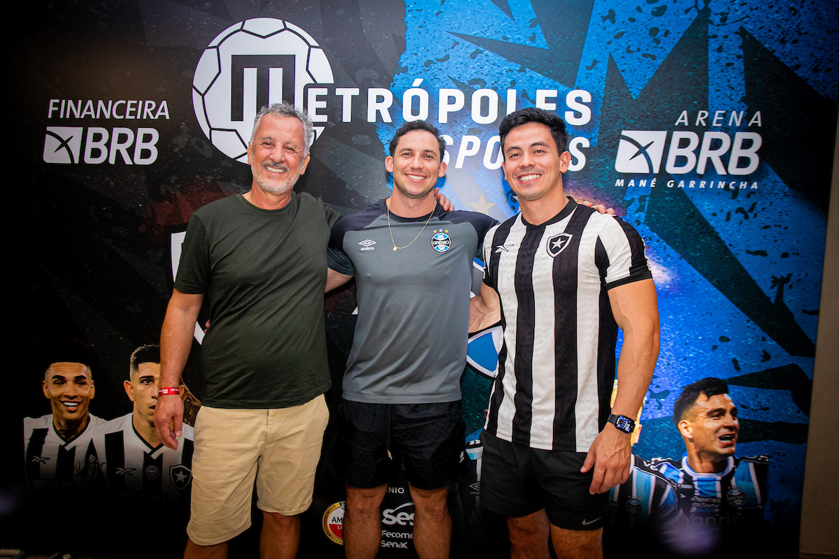 Camarote Metrópoles no jogo Botafogo e Grêmio - Metrópoles