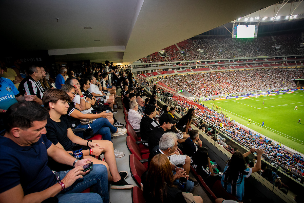 Camarote Metrópoles no duelo Grêmio e Botafogo - Metrópoles