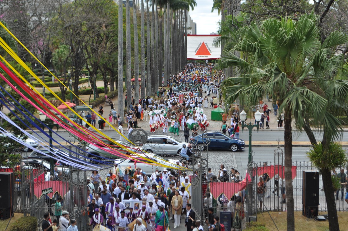 Fotografia colorida mostrando Praça da Liberdade em Belo Horizonte-Metrópoles