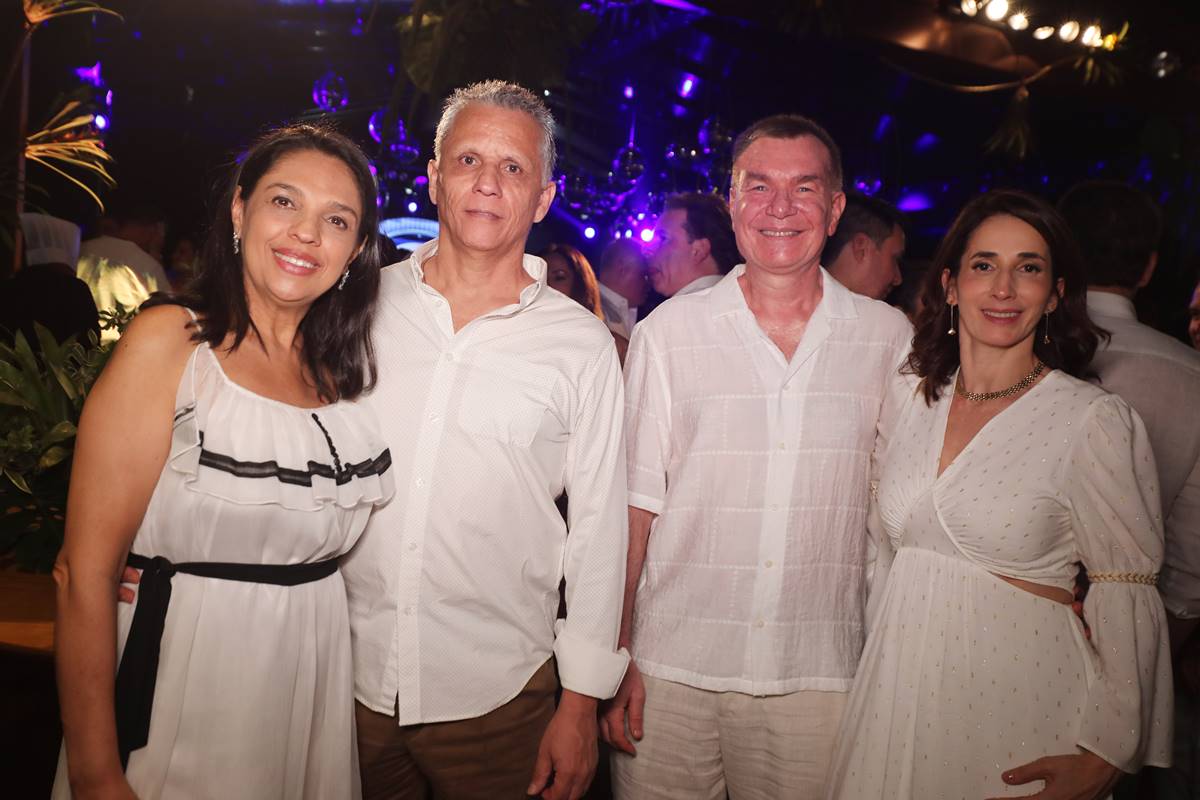 Paulo e Patrícia Bezerra, Renato e Cléo Varalda