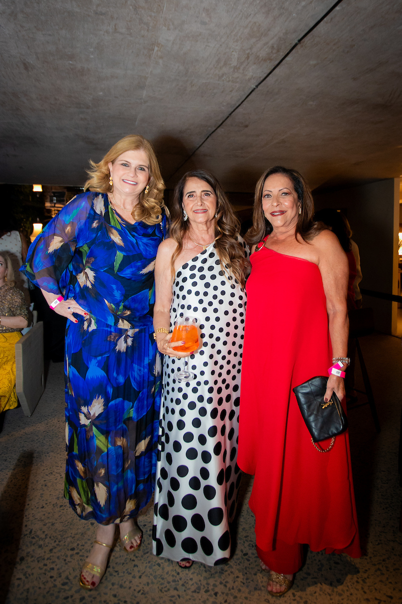 Glaucia Benevides, Claudia Tolentino e Sandra Costa