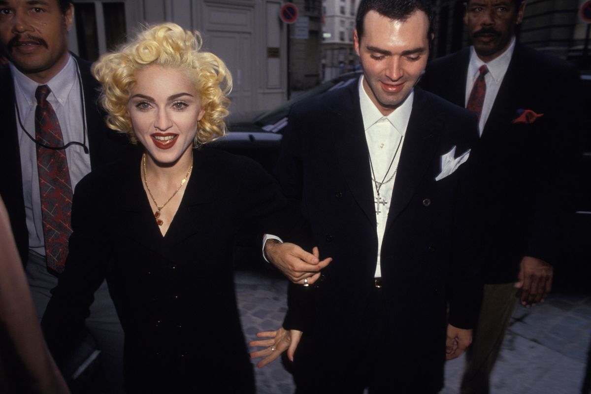 Foto colorida de Christopher Ciccone e Madonna - Metrópoles