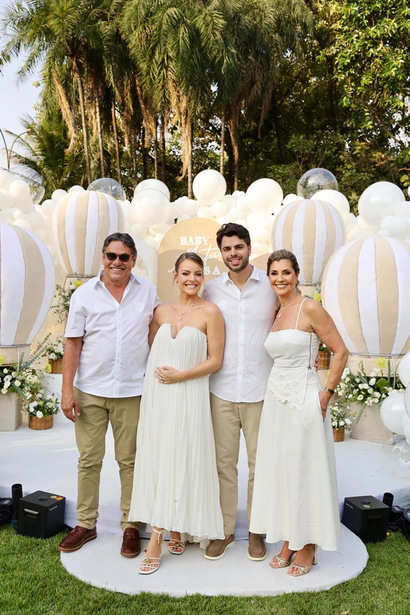 Ricardo Monteiro, Layla Monteiro, William Naoum e Lúcia Monteiro