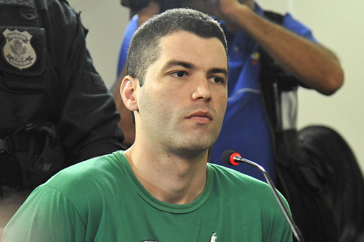 imagem colorida de Tiago Henrique Gomes da Rocha, conhecido como o "serial killer de Goiânia"