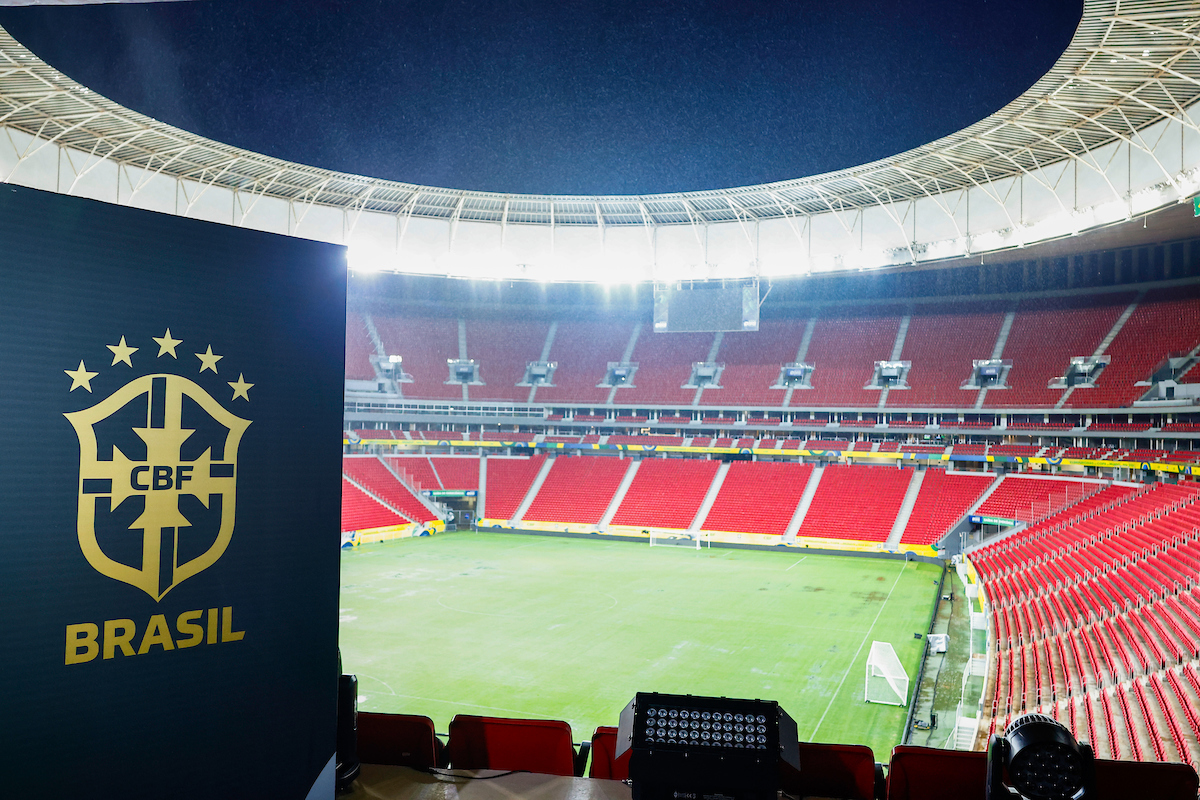 Vista privilegiada do estádio Arena BRB Mané Garrincha