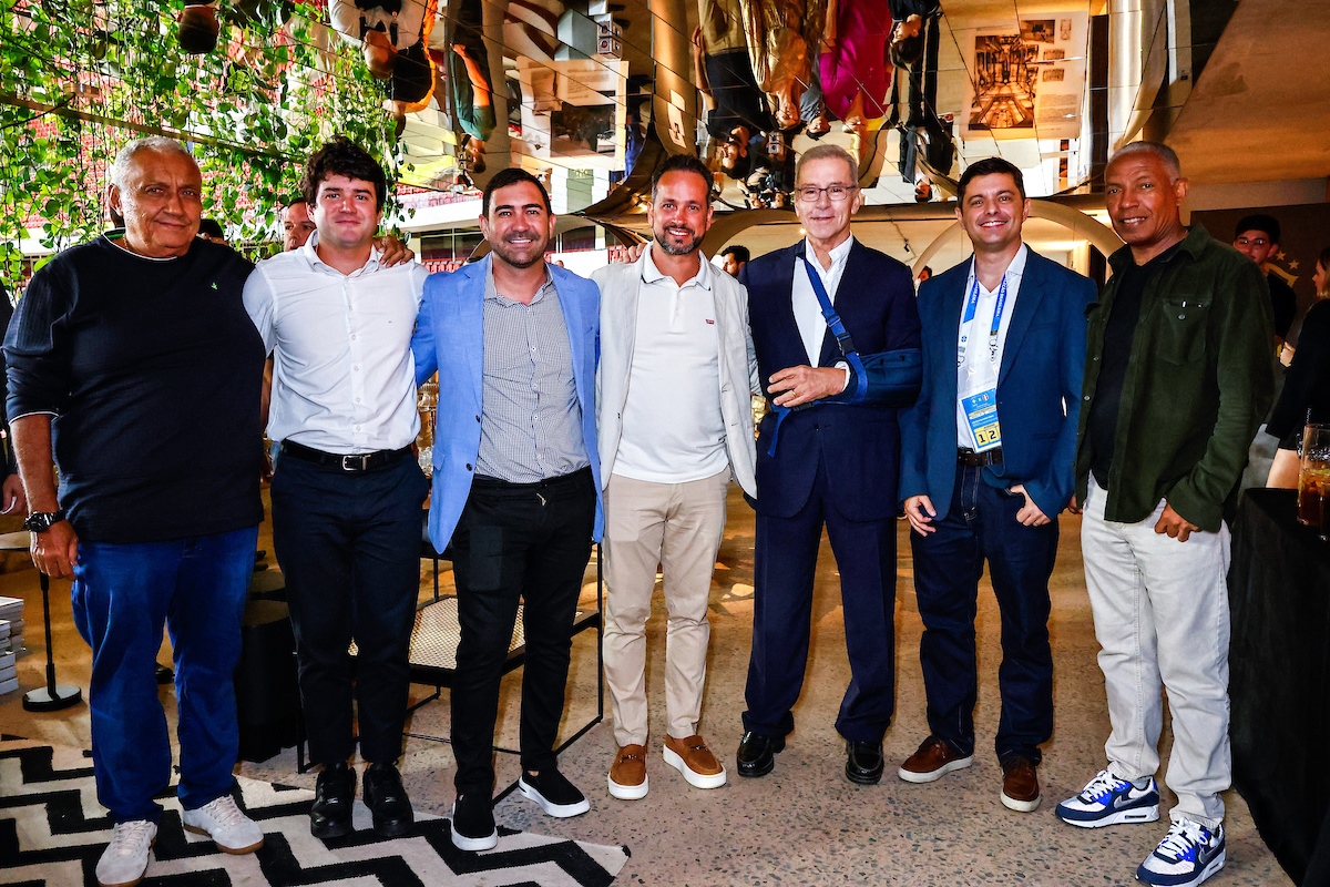 Presidente da Federação de Futebol do Piauí, Robert Brown; presidente da Federação Alagoana de Futebol, Felipe Feijó; Daniel Vasconcelos; Ricardo Lima; Luiz Estevão, presidente da Federação de Futebol do Estado do Espírito Santo; Gustavo Vieira; e Carlos Ventura