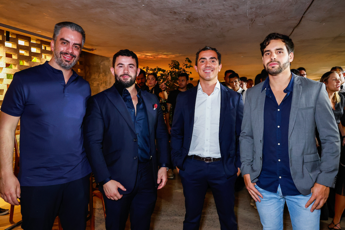 Leo Vasconcelos, Flávio Sousa, Augusto César Moncaio e Luccas Veloso