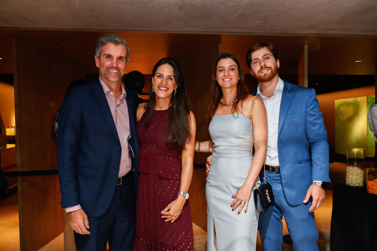 Sergio Nery, Marcela Nery, Ludmilla Fraga e o presidente do STJD, Luis Otávio Veríssimo