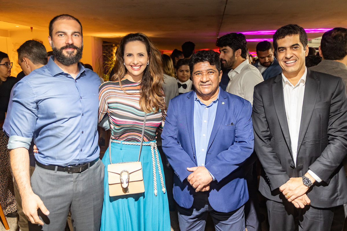 Danilo Cunha, Lilian Tahan, presidente da CBF, Ednaldo Rodrigues e Gustavo Henrique