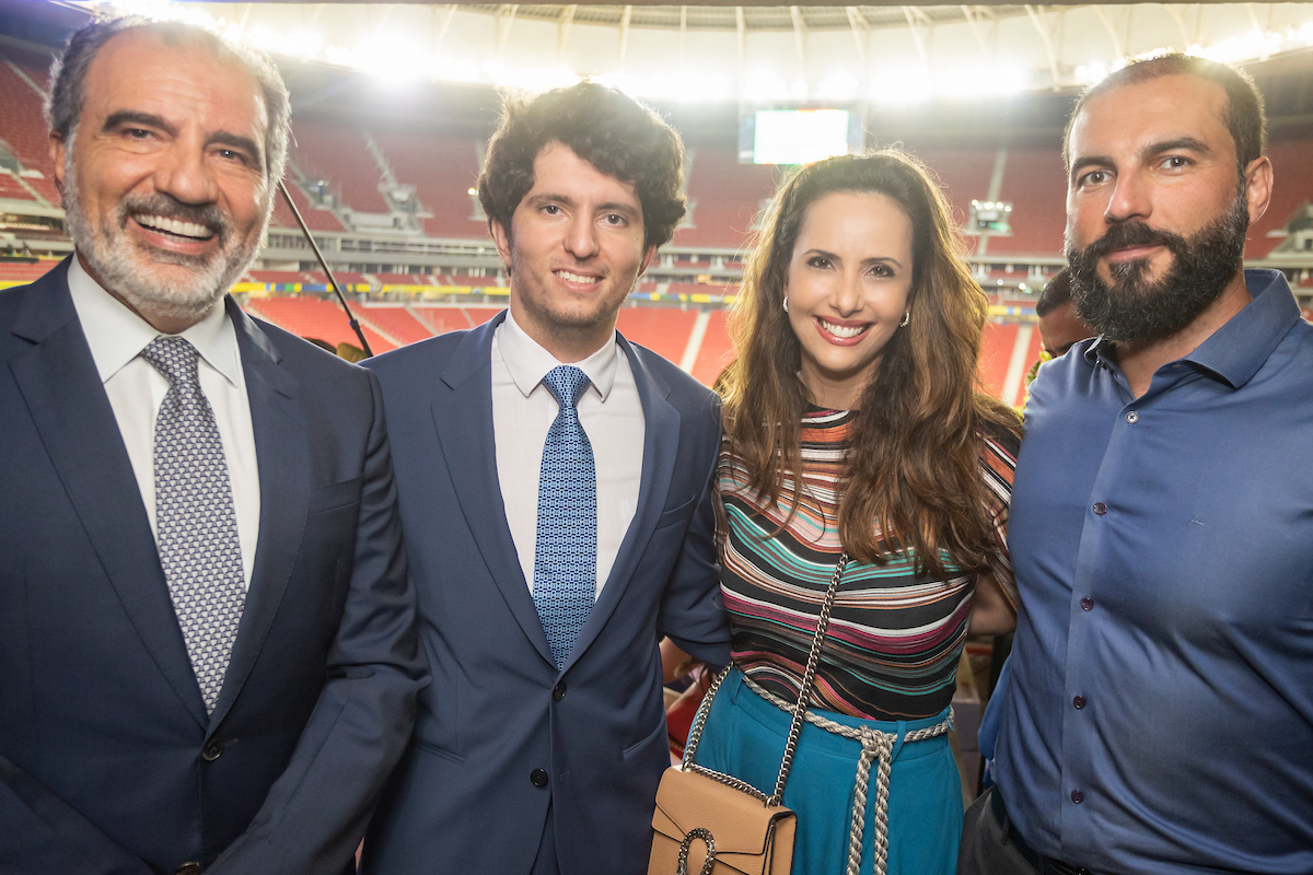 José Perdiz, Pedro Perdiz, Lilian Tahan e Danilo Cunha