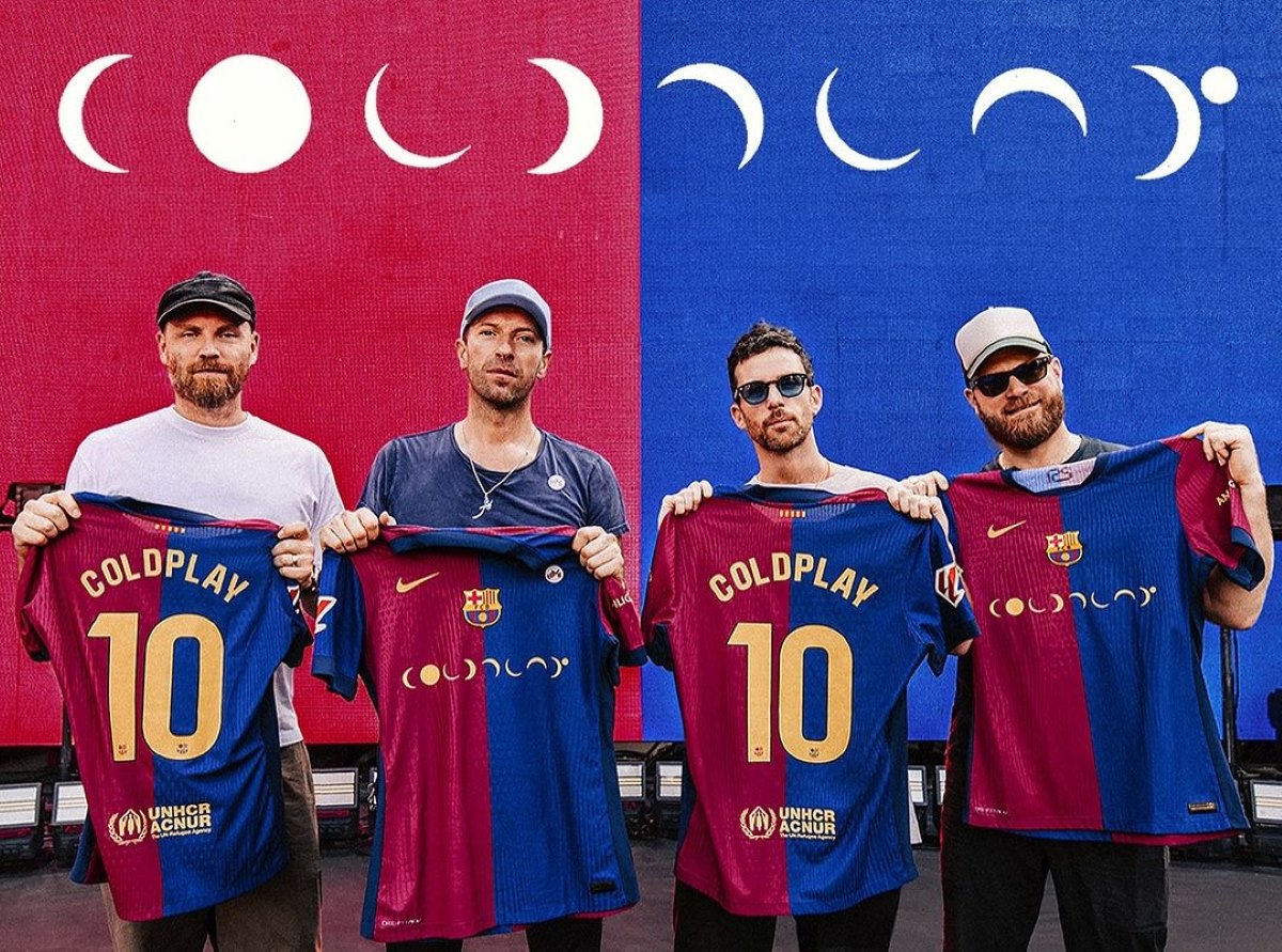 Logo de Coldplay estará en la camiseta de Barcelona para El Clásico