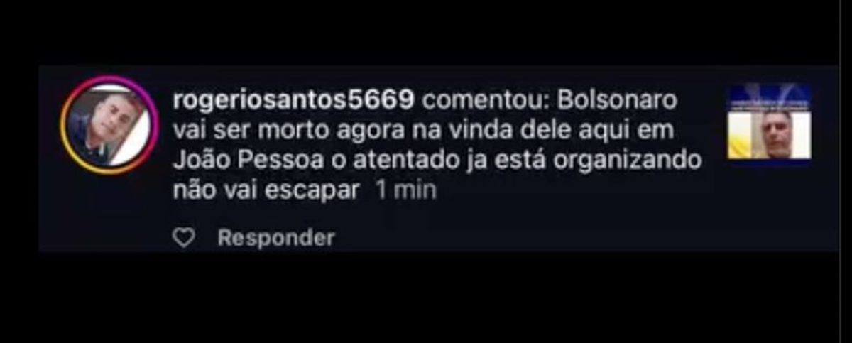 Polícia Civil da Paraíba prende homem que ameaçou o ex-presidente Jair Bolsonaro em redes sociais