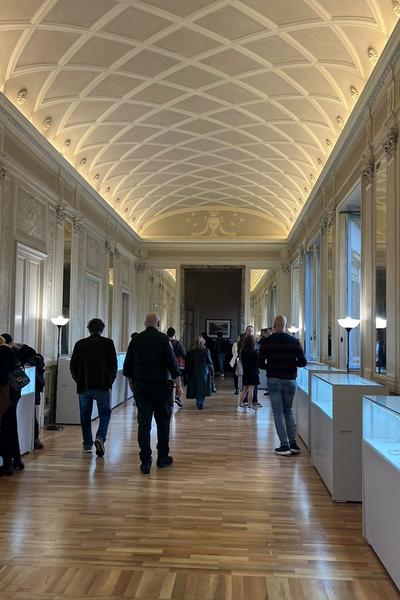 Palazzo Bovara, onde aconteceu a exposição 