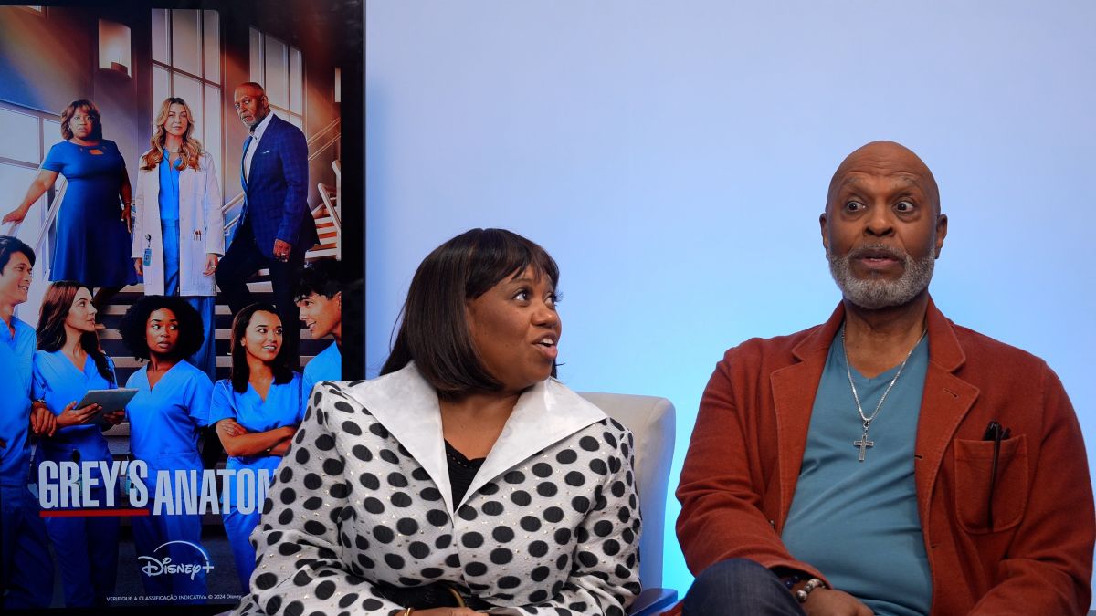 James Pickens Jr. e Chandra Wilson, de Grey's Anatomy, em entrevista ao Metrópoles