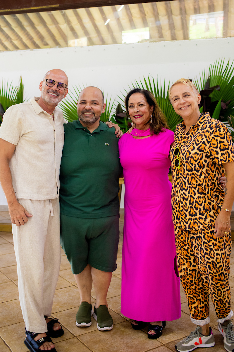 Gilvan Alves, Rodrigo Resende, Sandra Costa e Mara Alcamin