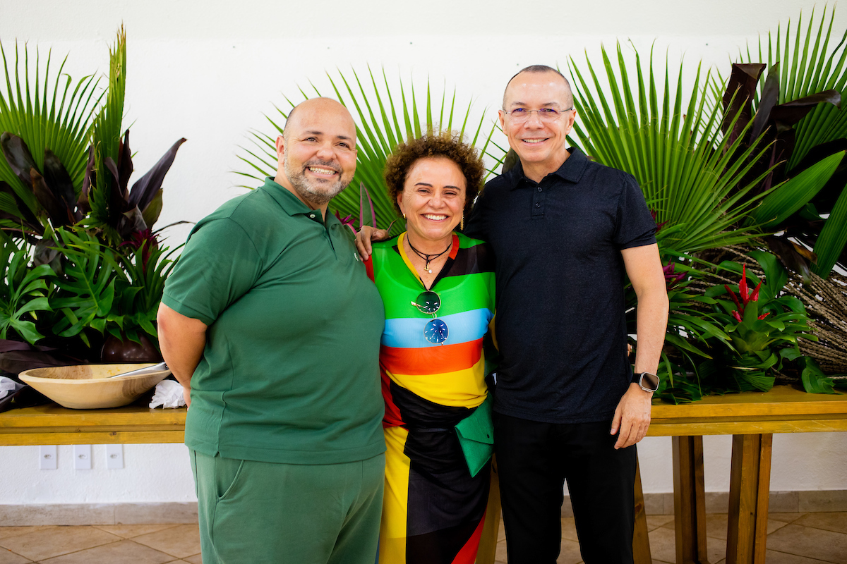 Rodrigo Resende, Ivanosk Filgueira e Marconi Delmiro