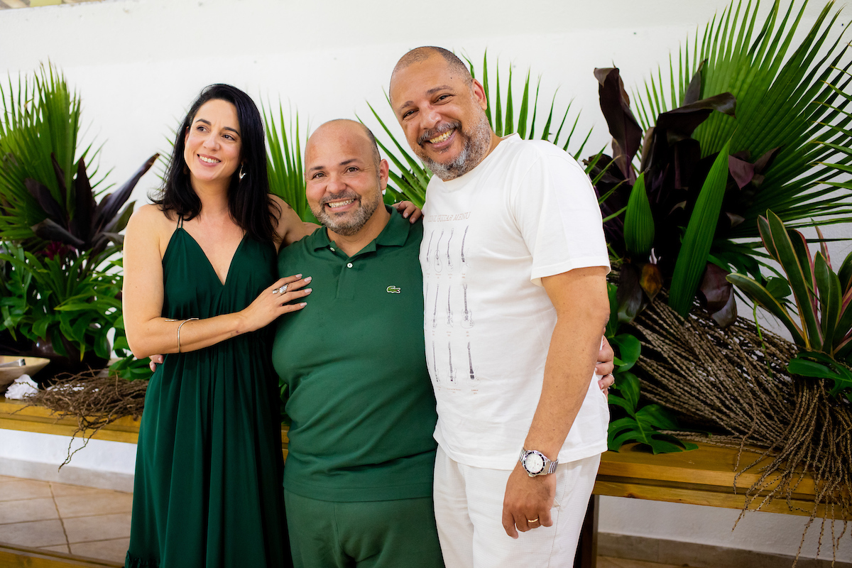 Juliana Alves, Rodrigo Resende e Alex Martins