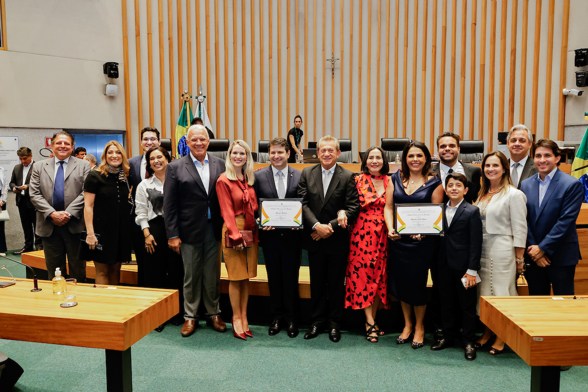 Título de Cidadão Honorário para Marcelo e Daniela Perboni - Metrópoles