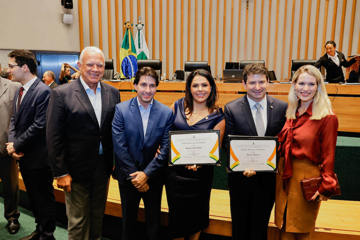 Título de Cidadão Honorário para Marcelo e Daniela Perboni - Metrópoles