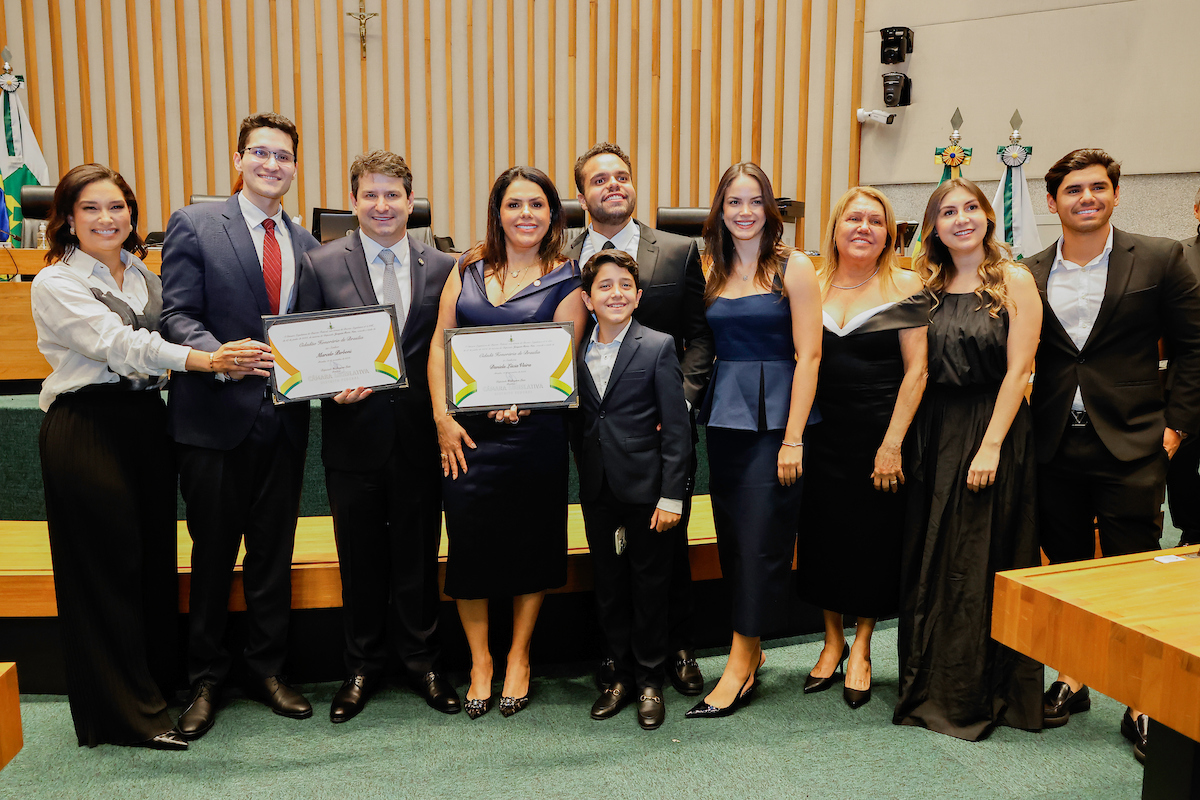 Título de Cidadão Honorário para Marcelo e Daniela Perboni - Metrópoles