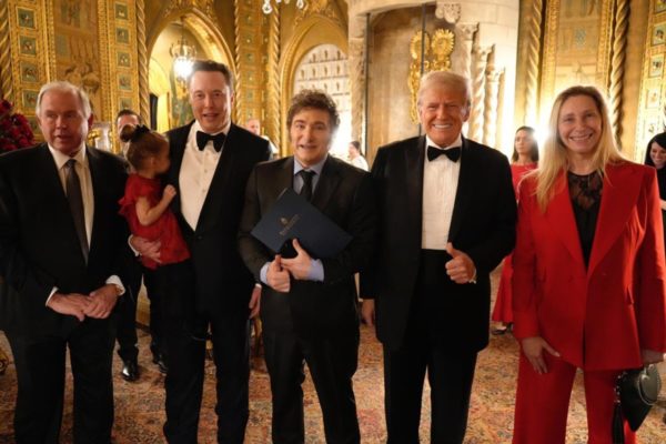 Elon Musk, Javier Milei e Donald Trump