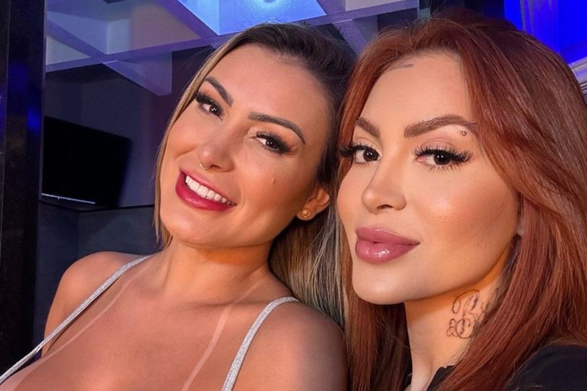 Andressa Urach e a namorada - Foto: Reprodução 