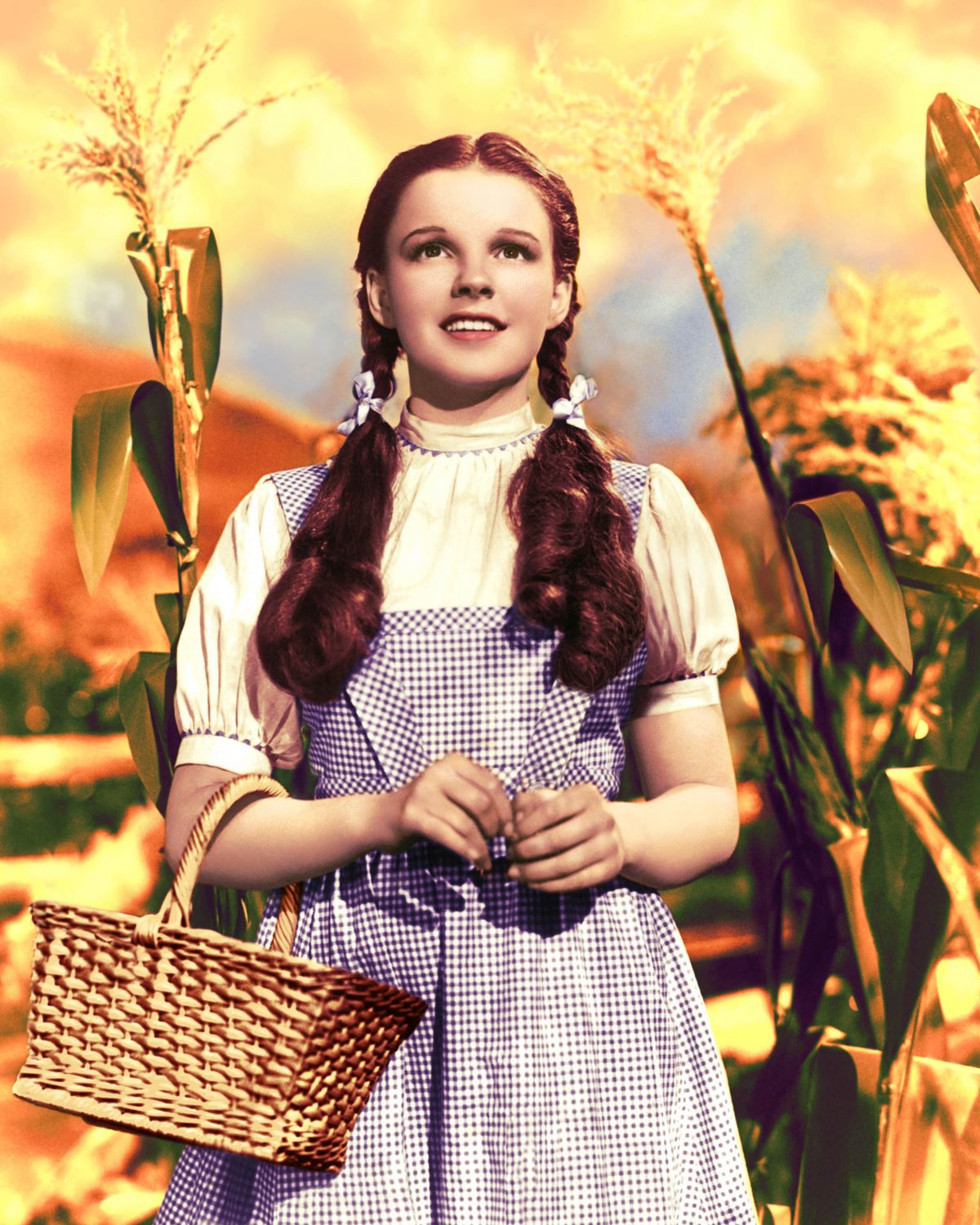 Judy Garland como Dorothy em O Mágico de Oz de 1939