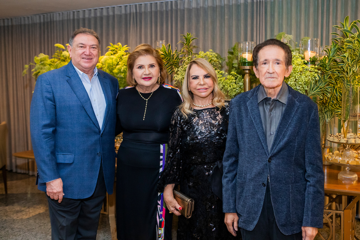 Deputado federal Átila Lins (PSD), Rita Lins, Graça e Getúlio Cantanhede