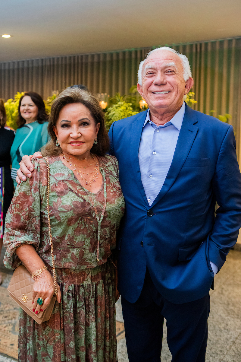 Zeza Santana e o ex-senador Adelmir Santana