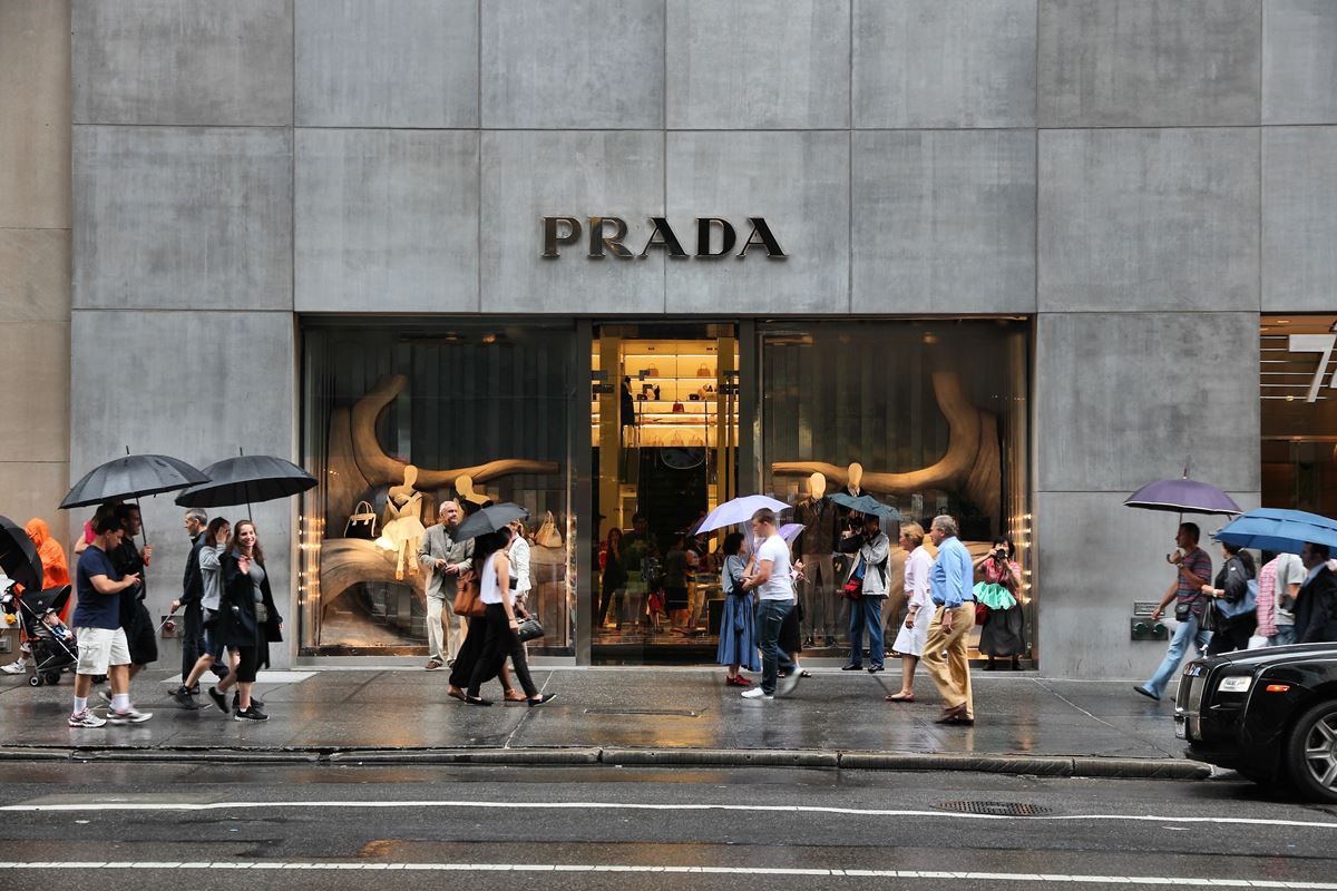 Vitrine da Prada em Nova York