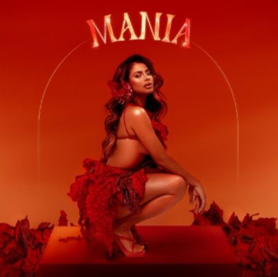 Lexa no álbum Mania. Fundo vermelho - Metrópoles