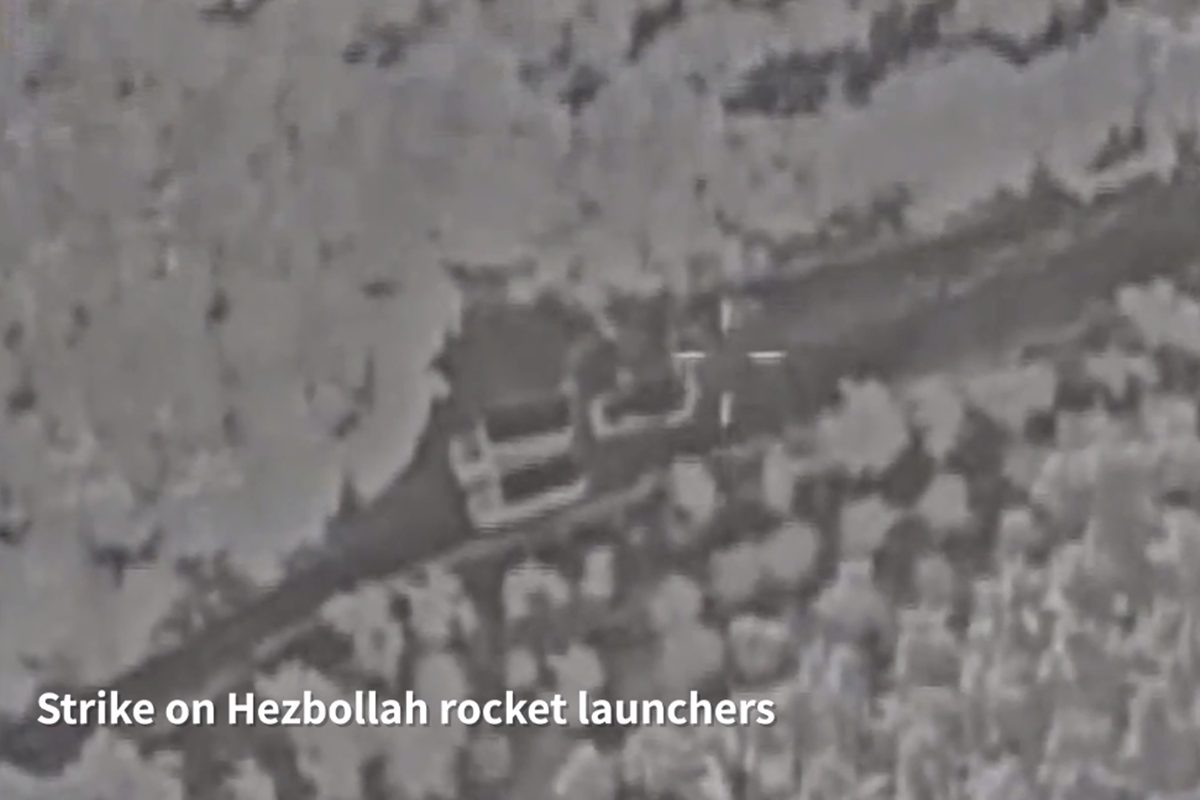 Imagem de bombardeio contra o Hezbollah durante o cessar-fogo - Metrópoles