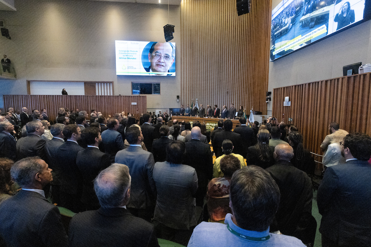 Gilmar Mendes recebe o título de Cidadão Honorário de Brasília - Metrópoles