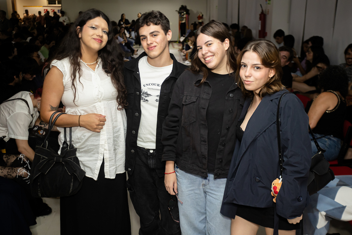 Luiza Iago, João Gabriel Marques, Isabella Josino e Mariah Mergener