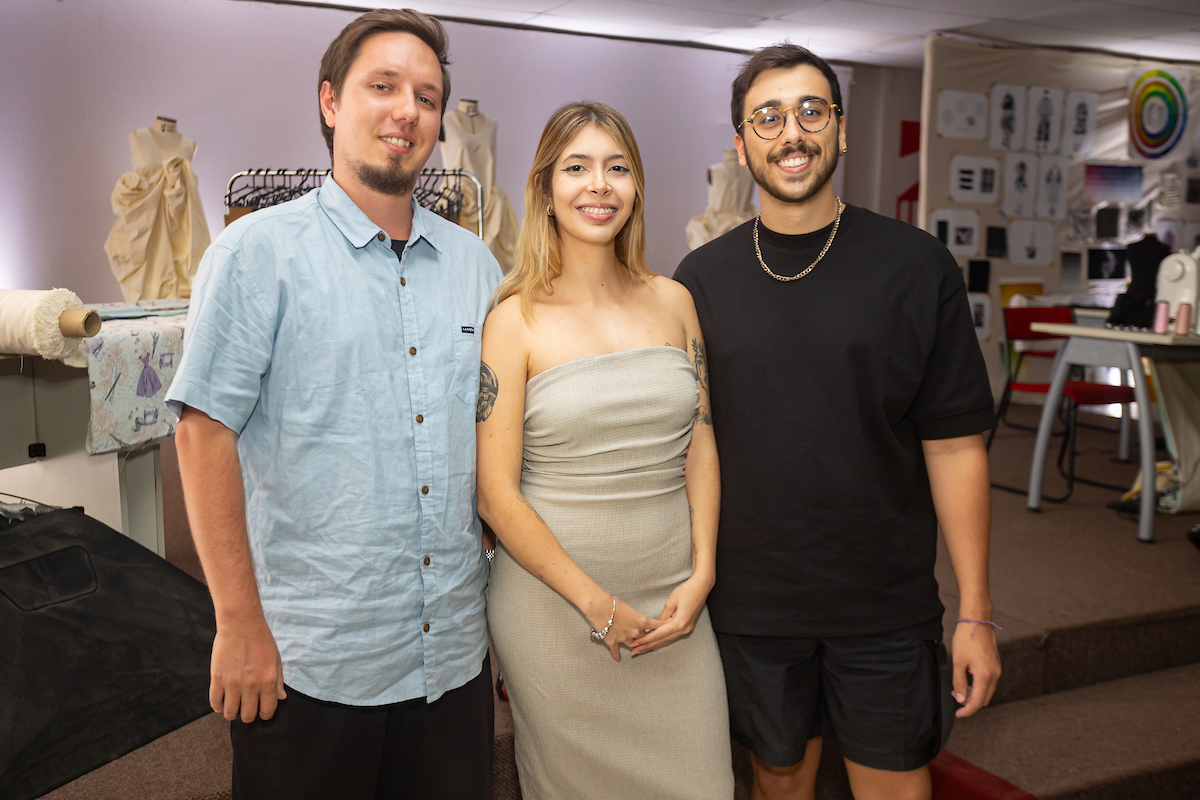 Renan dos Santos, Amanda Doury e Rodrigo Taveira