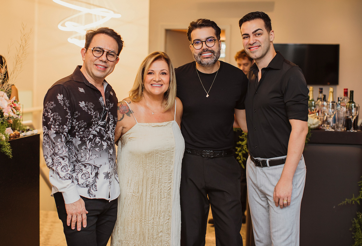 Patrick Noronha, Karine Cavalcanti, Lázaro Resende e Fernando Peixoto