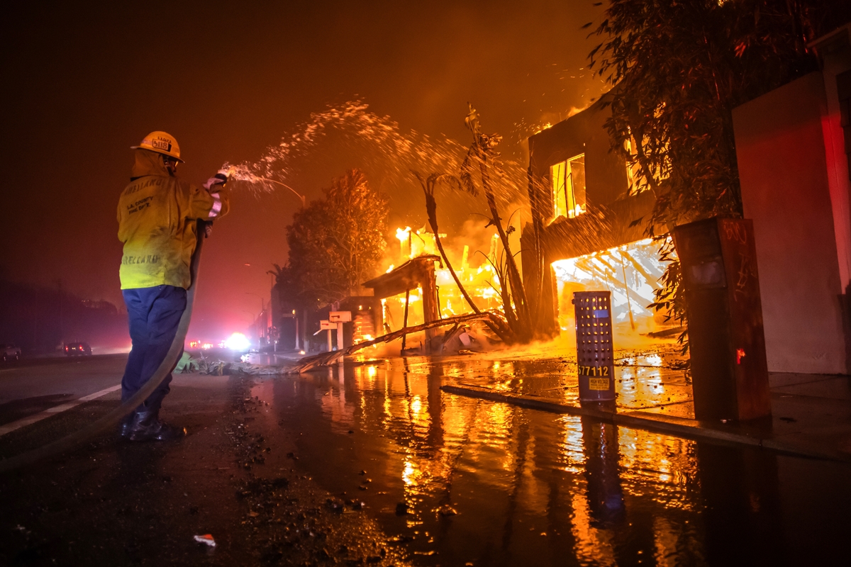 Incêndio florestal na Califórnia - Metrópoles