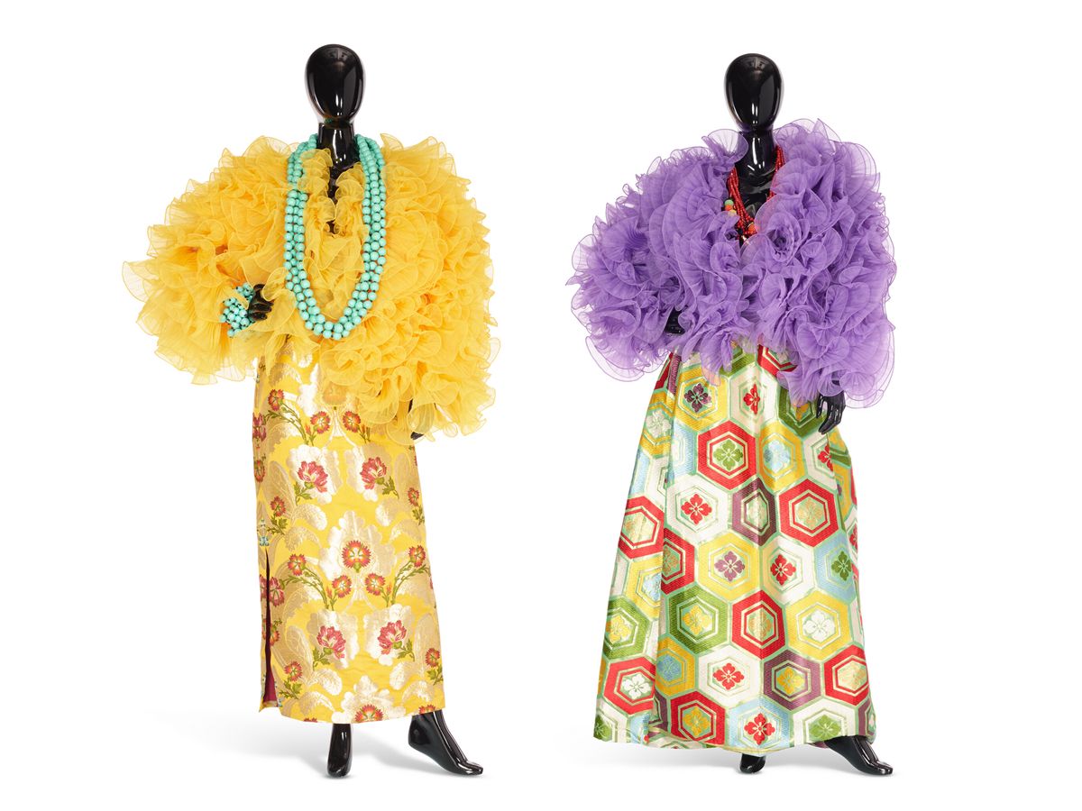 Looks da collab de Iris Apfel com a H&M para o leilão "Unapologetically Iris", da Christie's - Metrópoles