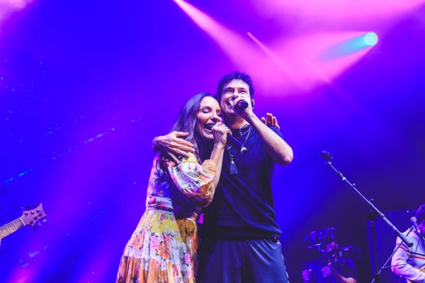 Foto colorida de Jorge Vercillo e Ivete Sangalo - Metrópoles