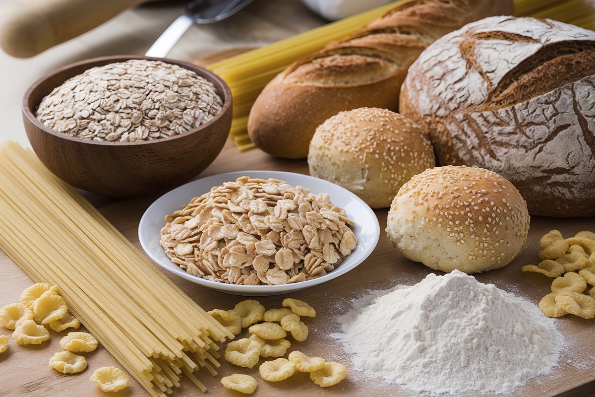 Massa, pão e bolo