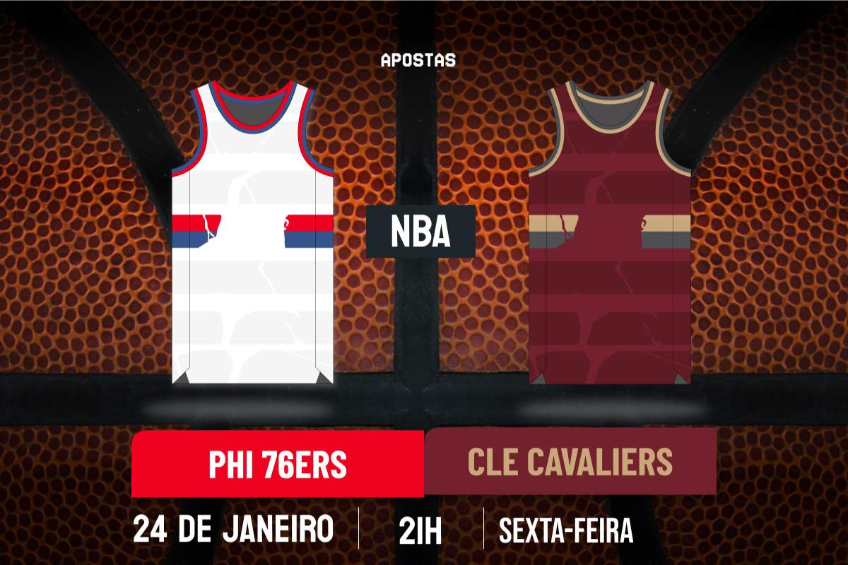 Palpite Philadelphia 76ers x Cleveland Cavaliers - NBA - 24/01/2025