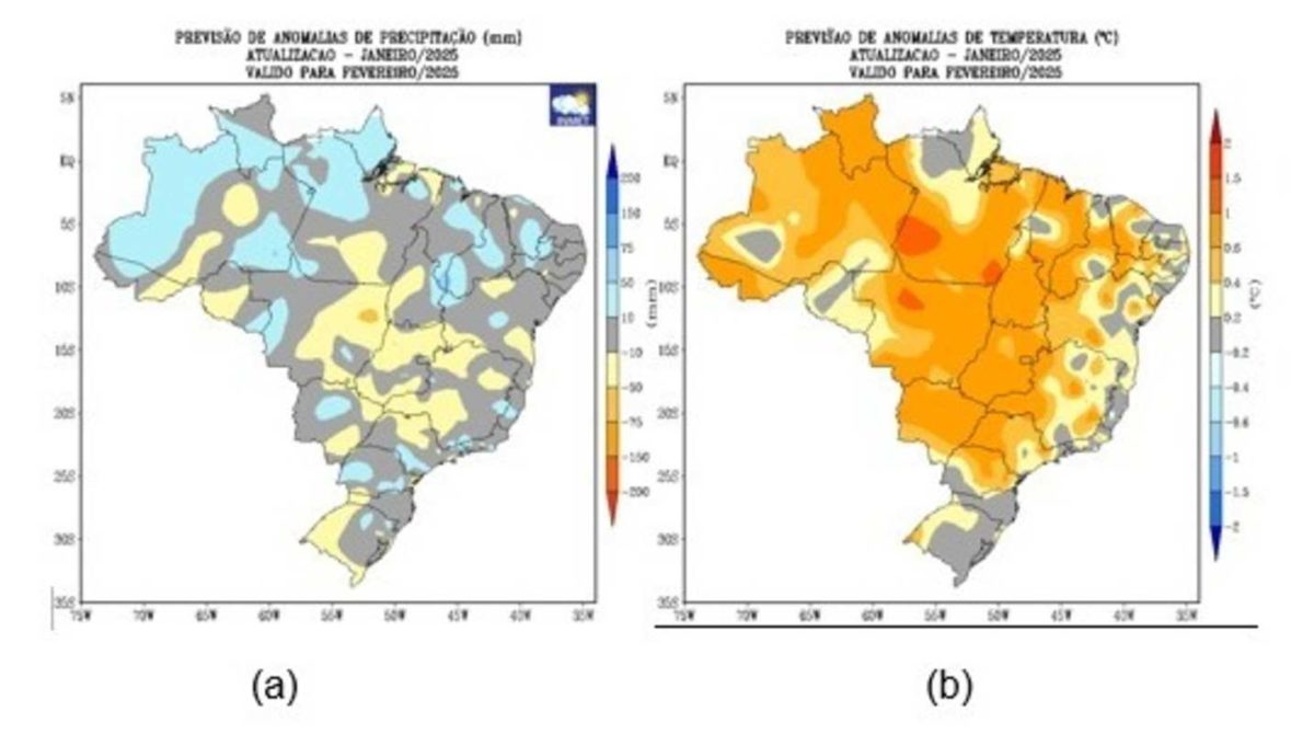 Previsão para o mês de fevereiro, pré-carnaval. imagem colorida.