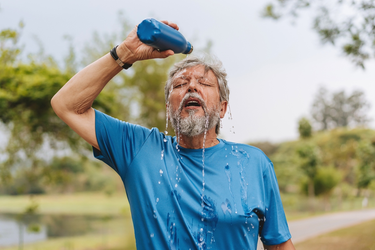 Idosos calor mudanças climáticas aquecimento global